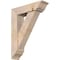 Ekena Millwork Traditional Traditional Smooth Bracket w/ Offset Brace, Douglas Fir, 7 1/2"W x 28"D x 36"H BKT0806X28X36TRA01SDF - alternate 1